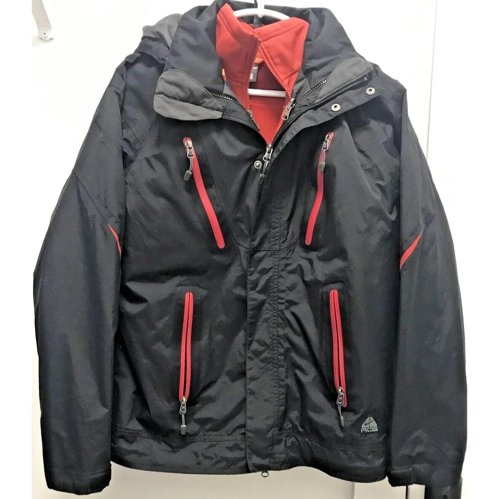 Nike ACG Stormfit Mens Small Jacket Outer Shell and Inner Liner 3 in 1